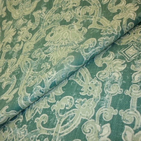 Lacefield Designs Contessa Seagrass Damask Green - Picture 5 of 9